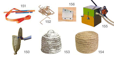 Swarm catchers, skeps and fixings